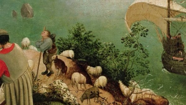 Питер брейгель падение Икара