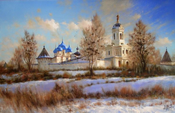 Александр Милюков картины храм