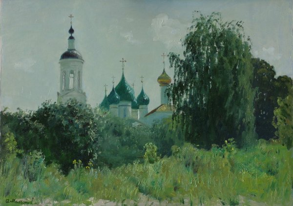 Художник Эдуард Панов картины с церквями