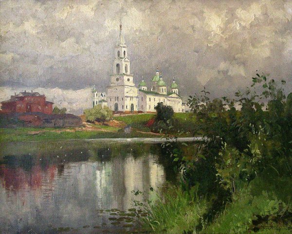 Древний Суздаль Этюд Куракса Василия