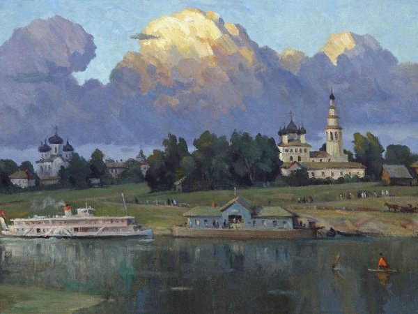 Художник Александр Милюков золотые купола России