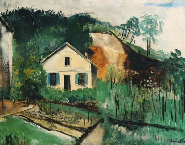 Морис Вламинк картины деревня