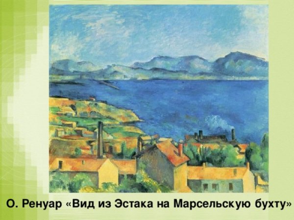 Поль Сезанн вид на Эстак