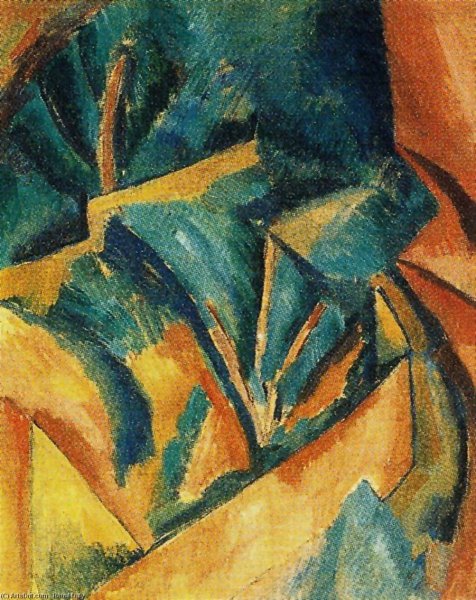 Сезанн большая сосна близ Экса