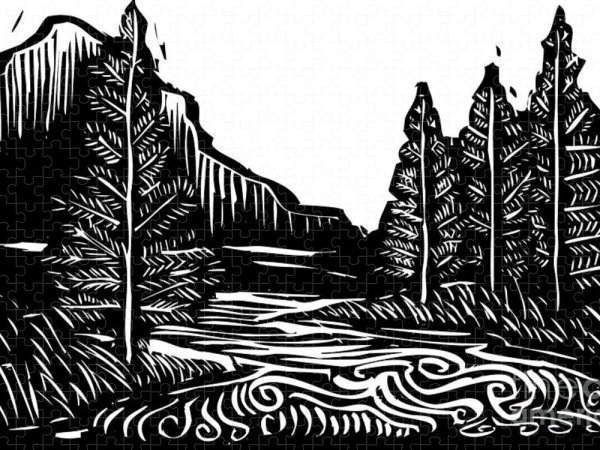 Пейзаж в ахроматических тонах