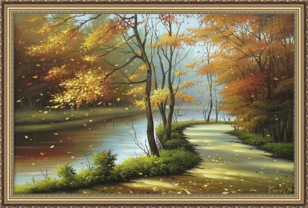 Люди в городе акварель