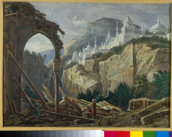 Замок Шенонсо картина