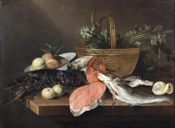 Натюрморт с рыбой фламандские художники