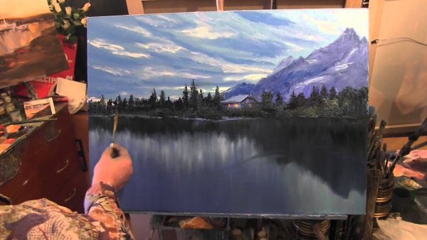 Картина Игоря Сахарова горы