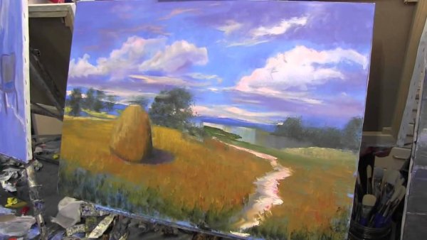 Мастер класс живописи маслом Игоря Сахарова 2020