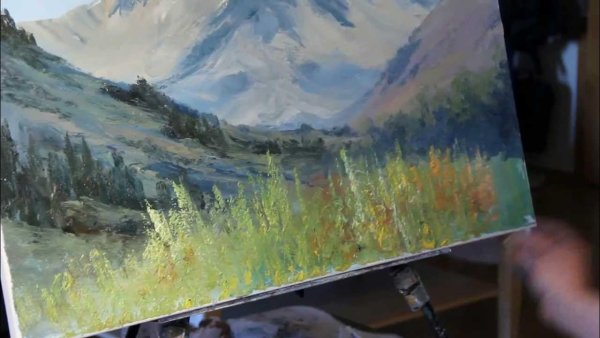 Живопись Игорь Сахаров зима