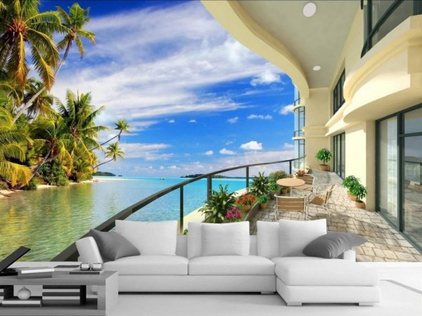 Фотообои увеличивающие комнату