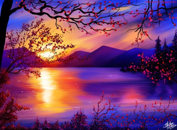 Картины красивые пейзажи