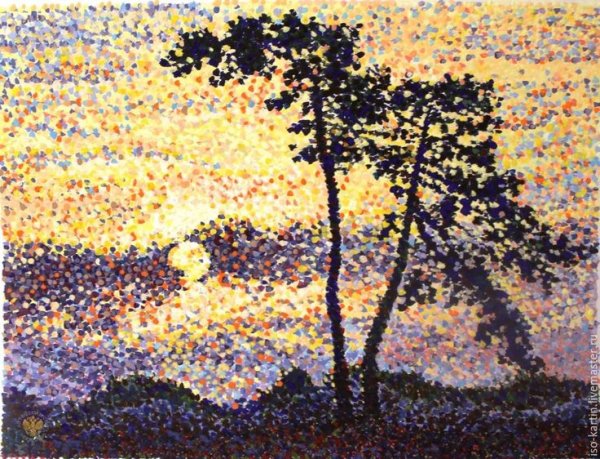 Жорж художник стиль пуантилизм