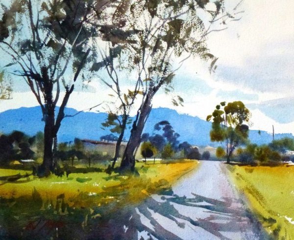 Художник акварель Дэвид Тейлор