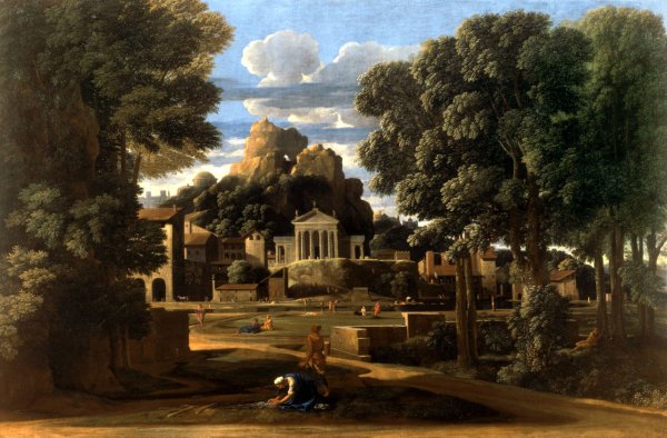 Никола Пуссен пейзаж