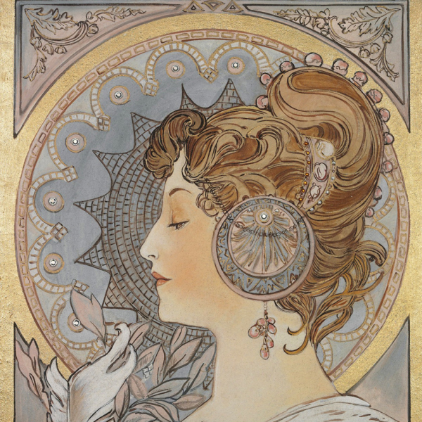 Альфонс Муха арт нуво