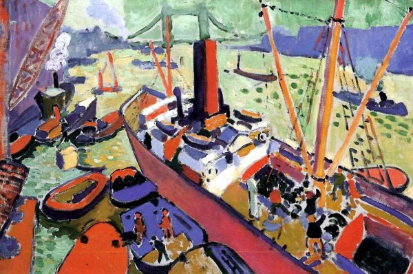 Андре дерен Лондонская гавань