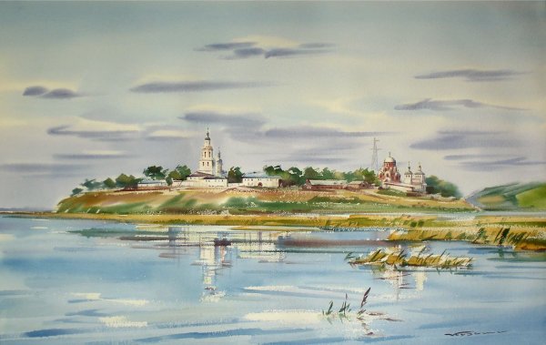 Казанский Кремль вид с Казанки