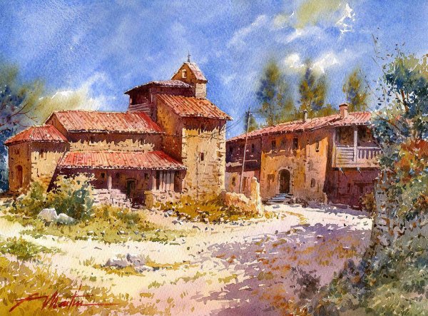 Фаустино Мартин Гонсалес испанский акварелист