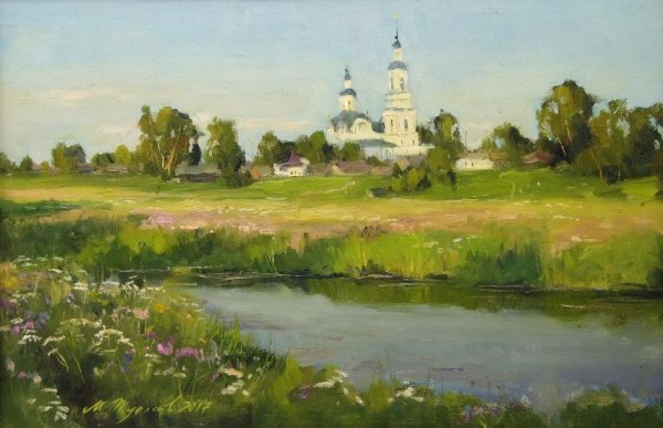 Михаил Сатаров храм у реки