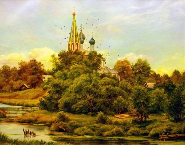 Тверь картины тверских художников изображение церквей