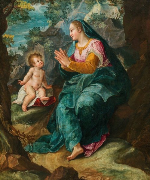 «Мадонна с младенцем»Вероккио