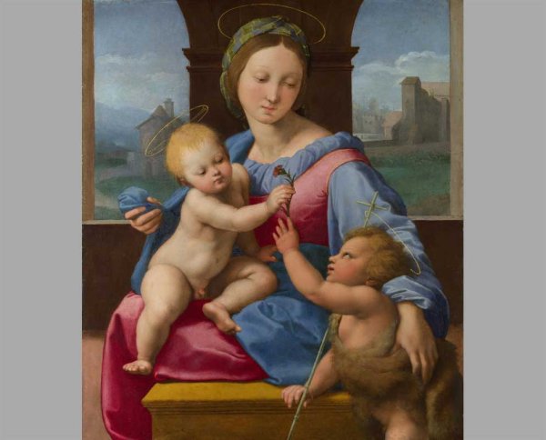 Рафаэль Санти Мадонна прекрасная садовница