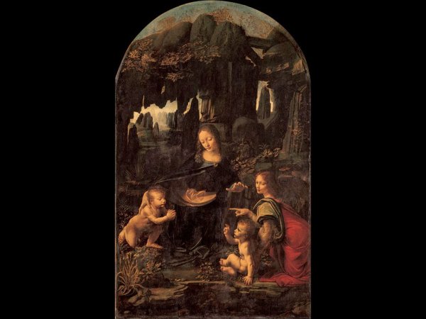 Леонардо да Винчи Благовещение 1472