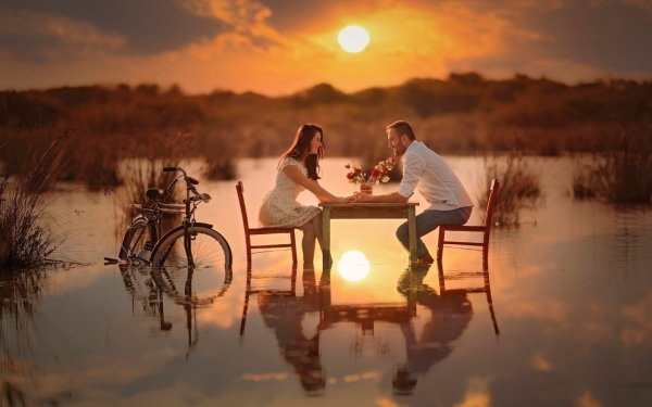 Канада озеро Морейн ночью