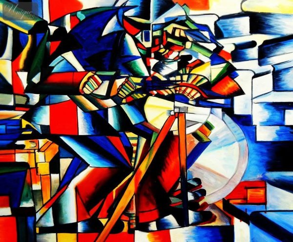 Малевич Точильщик картина