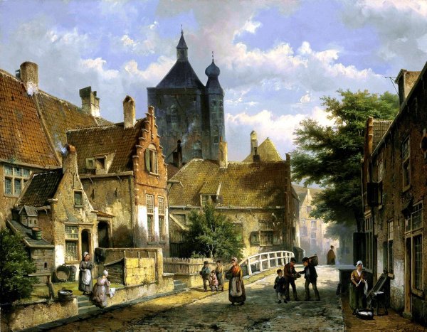 Картины Willem Koekkoek 1839-1895