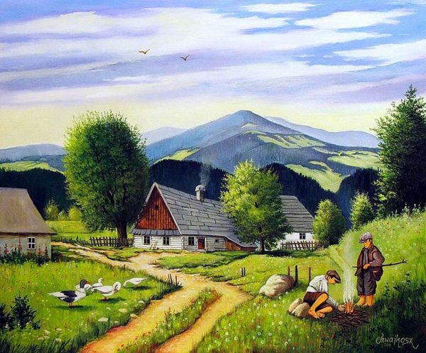 Чеслав Швайкош картины