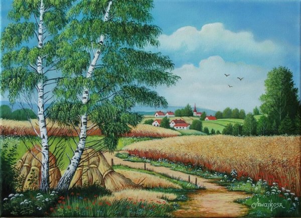 Люблинская возвышенность в Польше