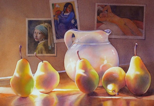 Многослойная техника акварели (лессировка)