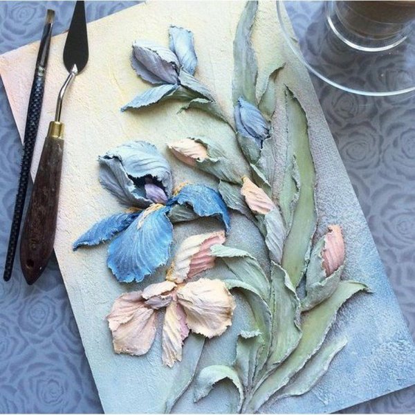 Скульптурная живопись Ольги Соловьевой