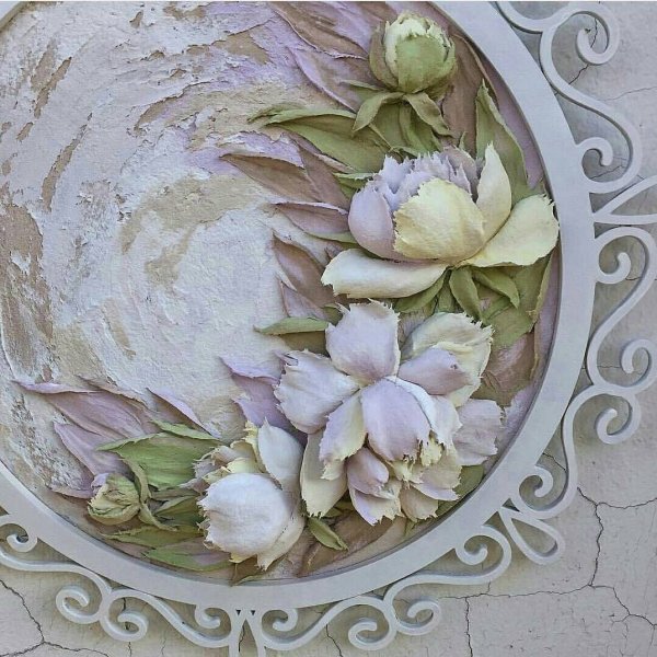 Панно из холодного фарфора