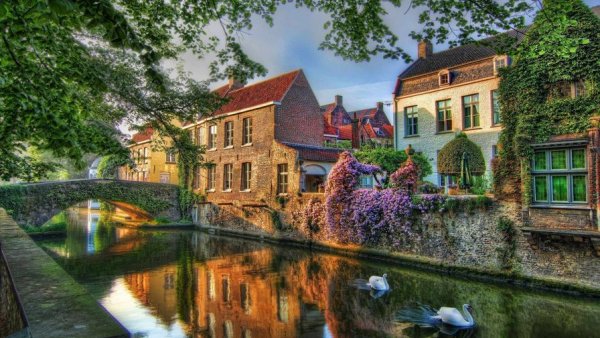 Батик городской пейзаж Питер