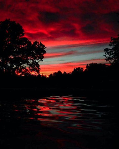 Красный закат