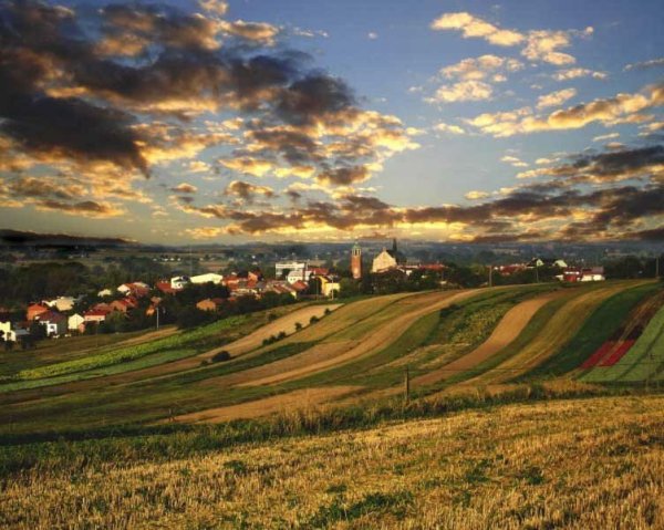 Люблинская возвышенность в Польше