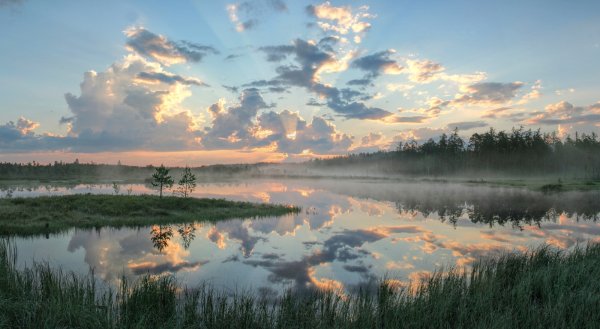 Озеро Окунево ХМАО