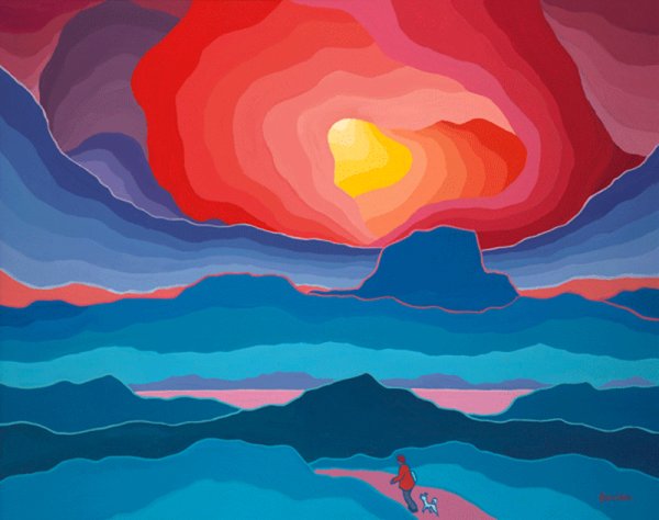 Тед Харрисон художник направление в живописи