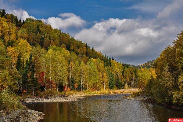 Река Кундат Тисульский район