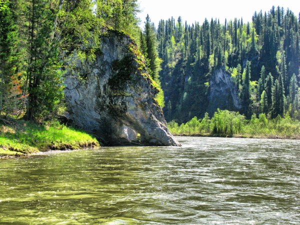 Река Мрассу Горная Шория