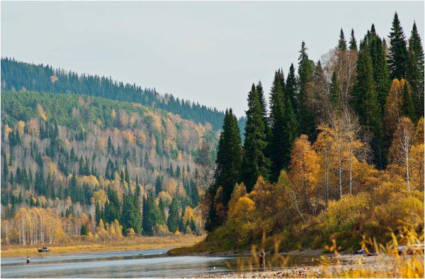 Река Мрассу Горная Шория
