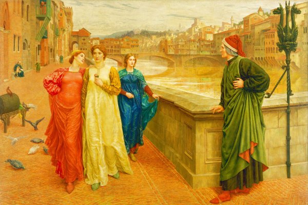 Генри Холидей Данте и Беатриче