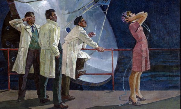 Александр Дейнека Покорители космоса 1961