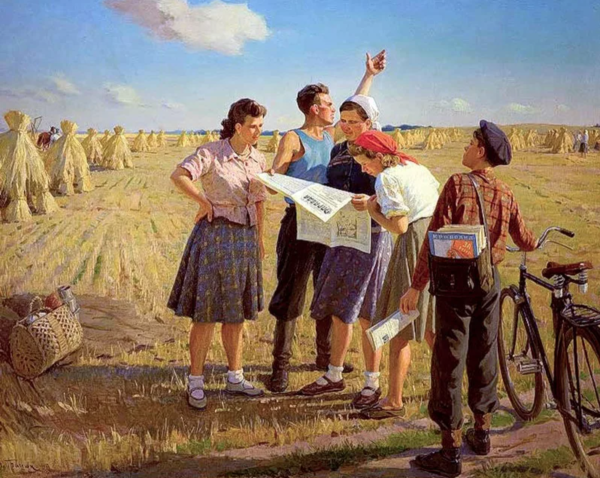 Кобозев Руслан Андреевич (1927-1995) «в столовой» 1960