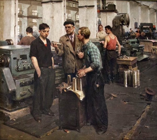 Дмитрий Налбандян картины Соцреализм