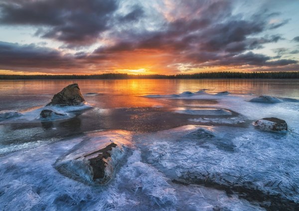 Берег Онега белое море